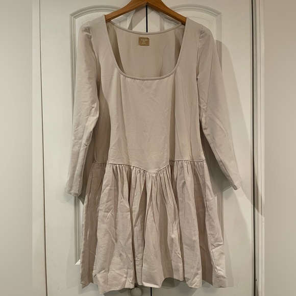 ⚡️Free People Long Sleeve Stretch Cotton Minidress - Picture 3 of 11